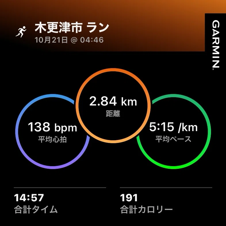[October 21st Running Log] A morning with zero motivation. I want to ...