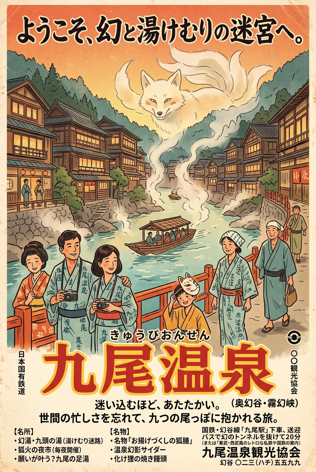 Hot Spring Place A hot spring trip with the AI family. I want to go, but it's not on the ...