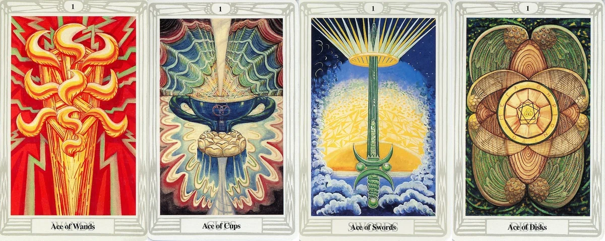 [Thoth Tarot Explanation: Small Cards] Ace of Wands (1) — The fire of ...