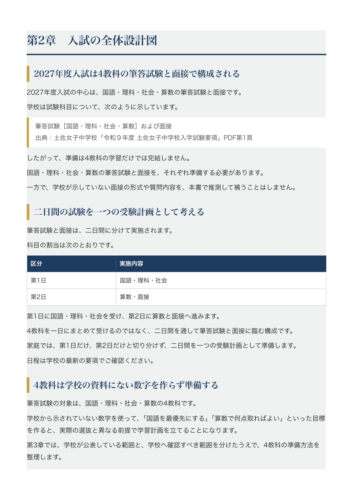 [Tosa Girls' Junior High School] Junior High School Entrance Exam ...