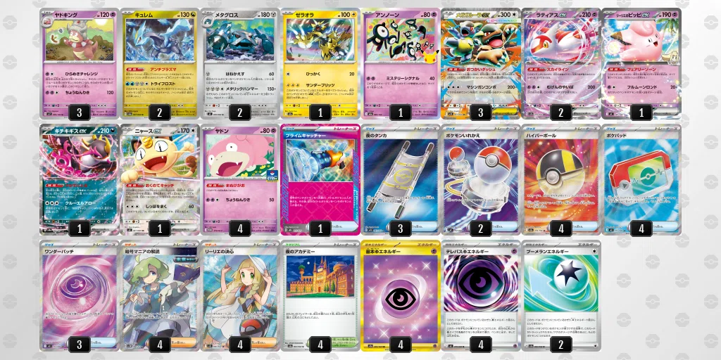 [2026/10/21] Analyzing the Slowking deck with numbers. Unown is surging ...