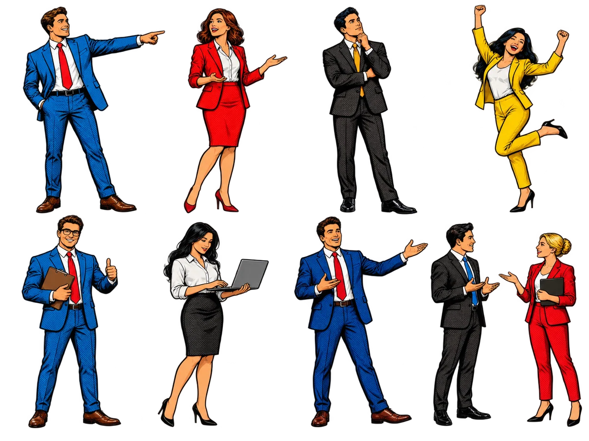 [Tried it in presentation creation] Can American comic-style ...