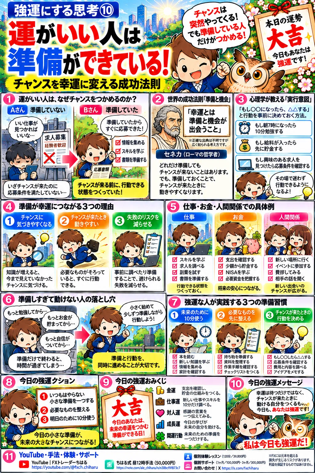 [Thinking for Strong Luck 10] Lucky people are 'prepared'! Success ...