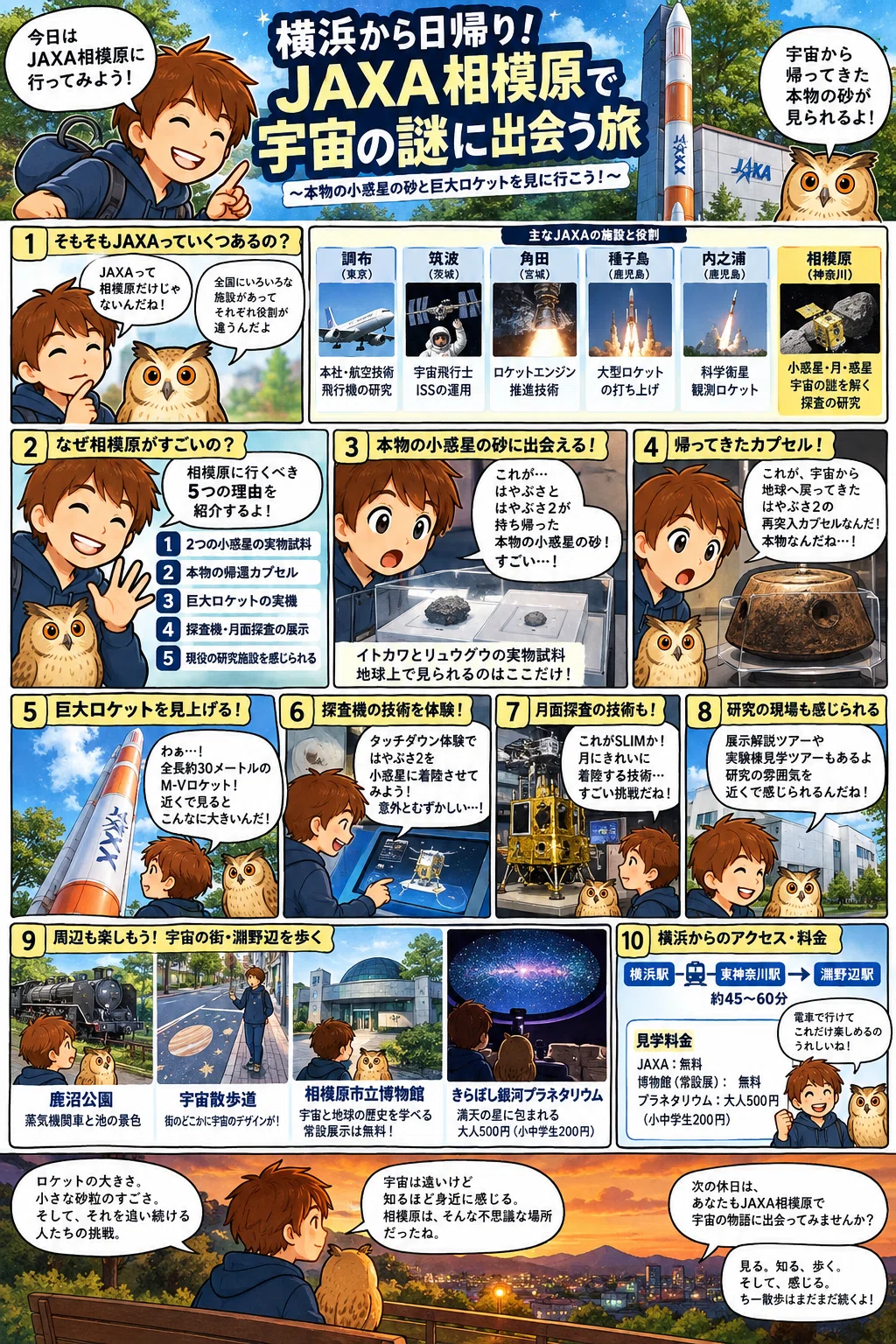 [Day Trip from Yokohama] What makes JAXA Sagamihara so amazing? See ...