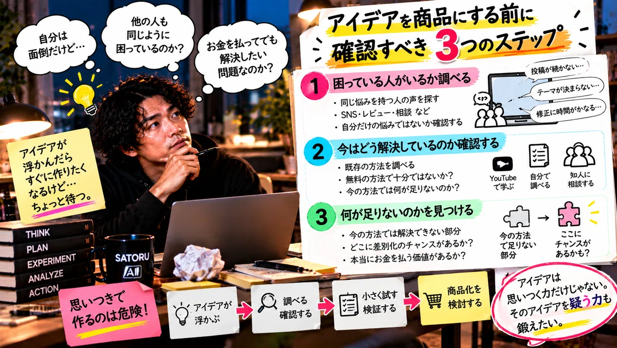 [AI Side Hustle] Even if I find an inconvenience, I don't turn it into ...