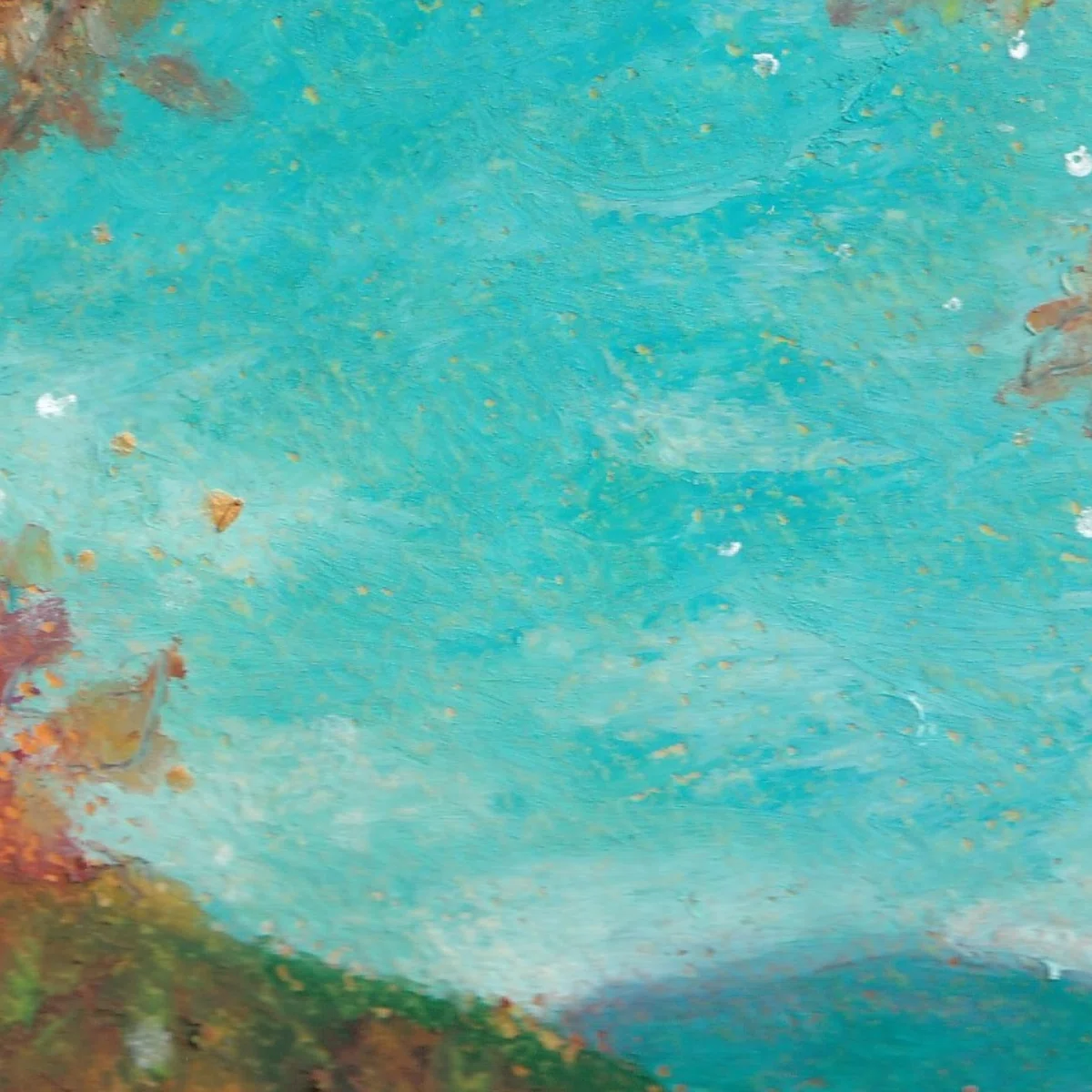 [Free Smartphone Wallpaper] Clear Sky and Autumn Leaf Path — A Black ...