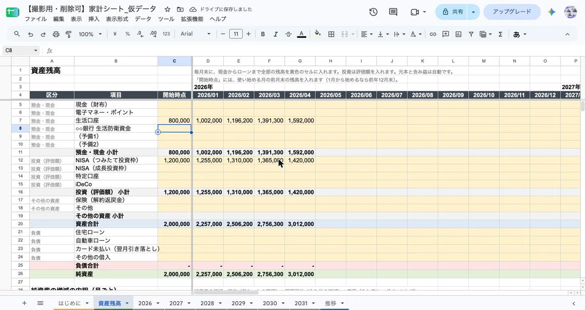 Year Plan Sample I created what comes 'after' a household account book app. A ...
