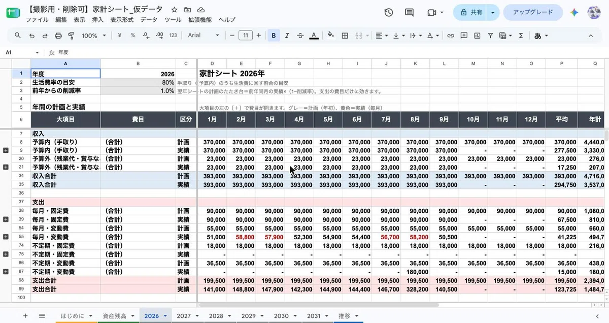 Year Plan Sample I created what comes 'after' a household account book app. A ...