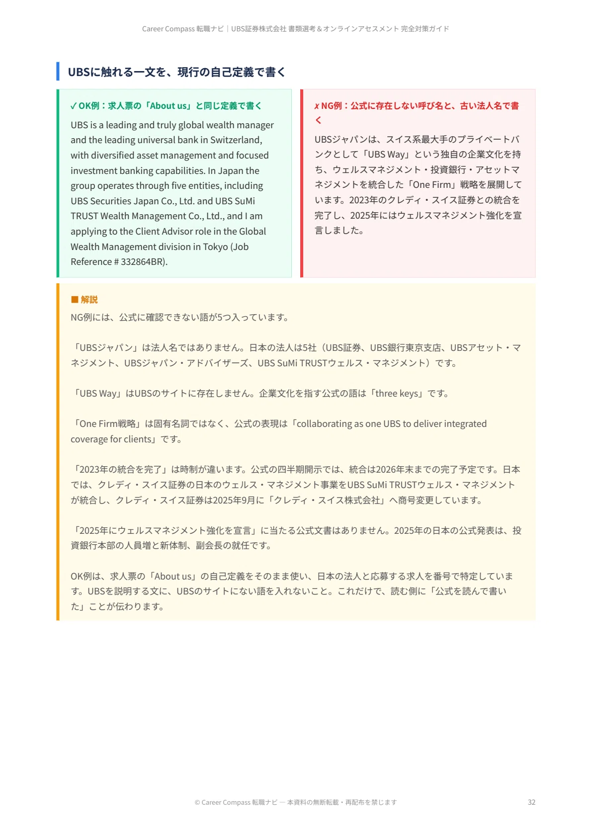 [2026 Edition] UBS Securities (UBS Japan) Document Screening & Online ...