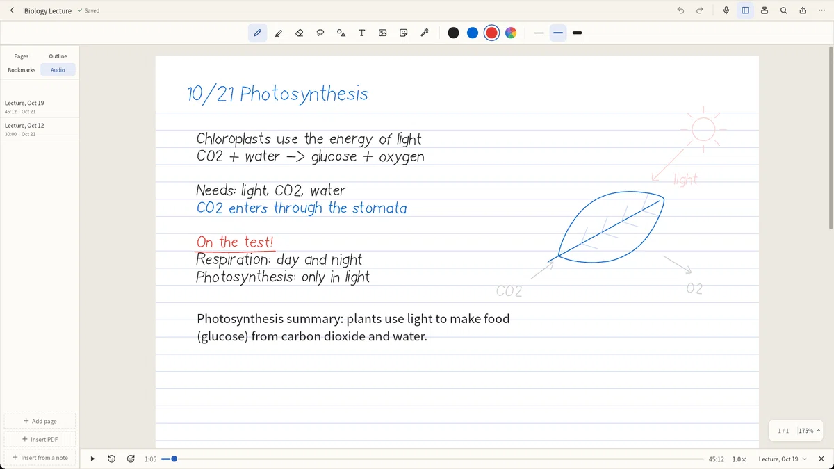 Jotteo v1.1 Released: Recording, Vertically Expanding Pages, Spreads ...