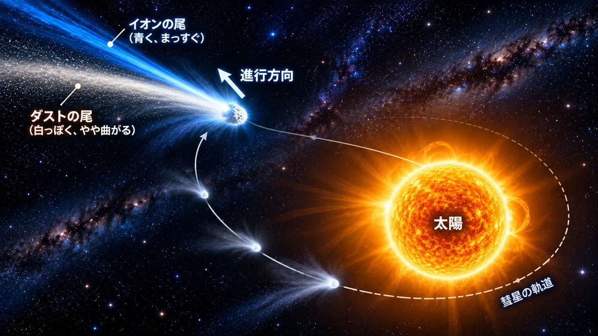 Do comet tails trail behind them? | Reviewing the orientation of comet ...
