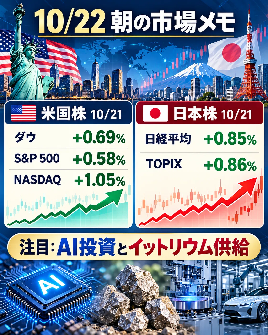 📈 Japanese stocks rise as US AI stocks rebound! But can we be ...