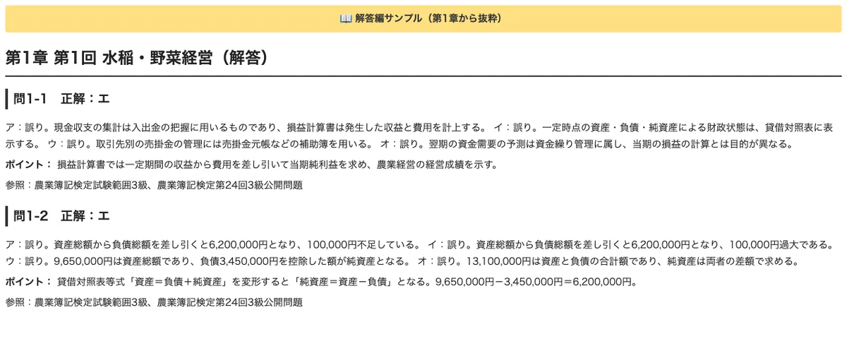 [Agricultural Bookkeeping Certification] 3rd Grade Practical Mock Exams ...