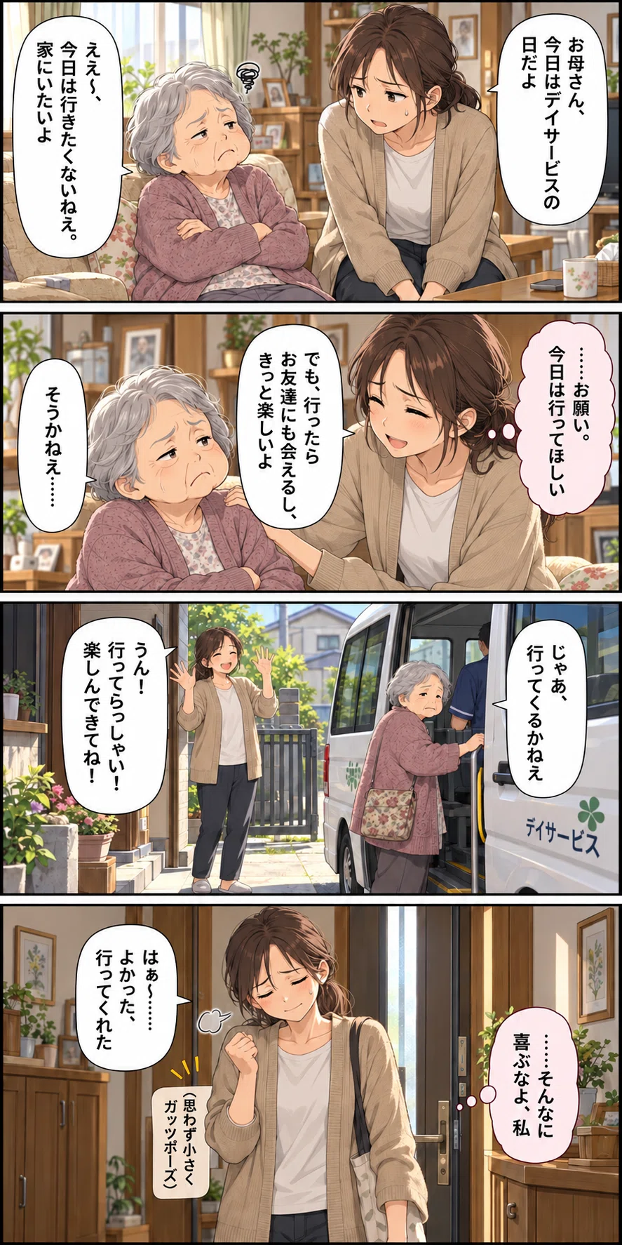 I want to be a 'good daughter,' but... | My honest feelings on the day ...
