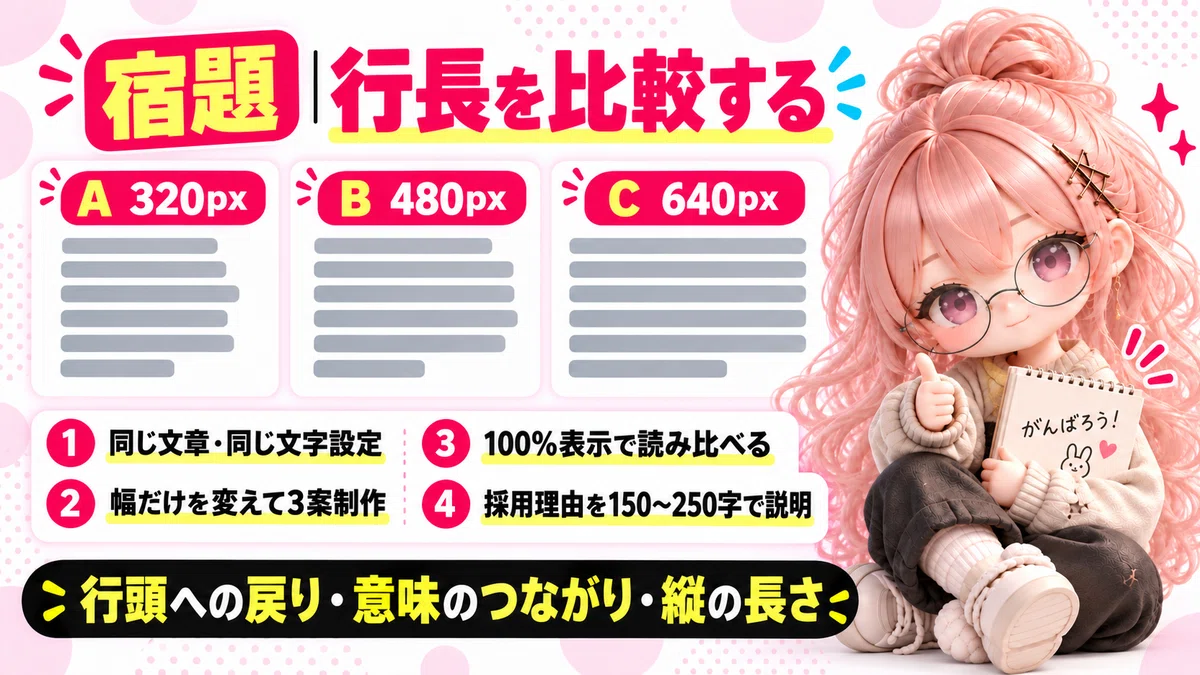 Next In Line Please Chapter 4 Typography | 4-6 Line Length|AI時代に生き残るデザイナーの教科書