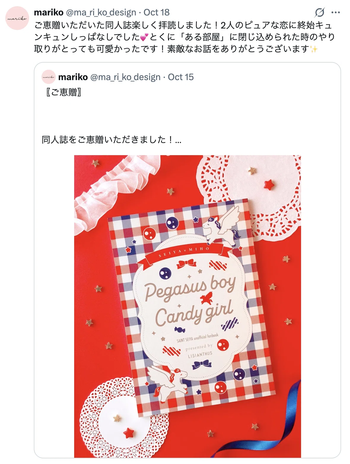 Doujinshi Design, Binding, and Photography 10｜mariko