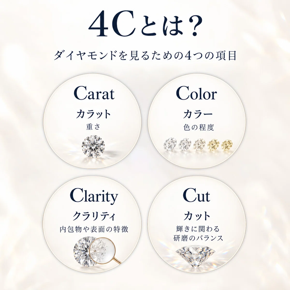What are the 4Cs of diamonds? The 4 criteria and how to choose without ...
