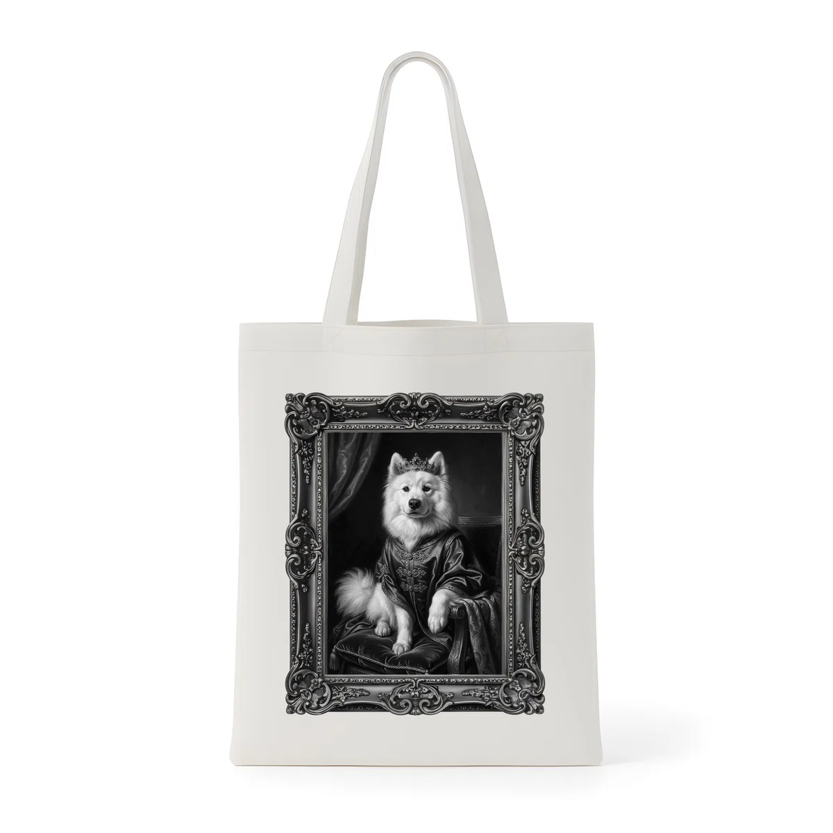 Samoyed Types Samoyed Renaissance Portrait Tote Bag is now available!|うちの子ルネサンス_バッグ&チャーム