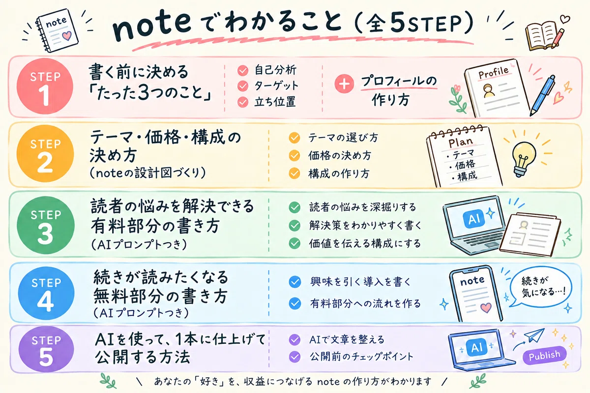 [For note Beginners🔰] 5-STEP Roadmap to Creating Paid Notes Aiming for ...