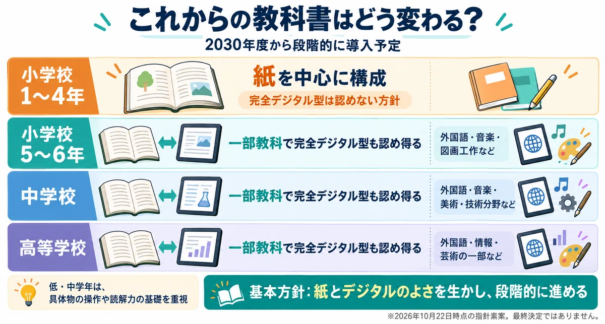 [Textbooks are changing from fiscal year 2030!] Will paper textbooks ...