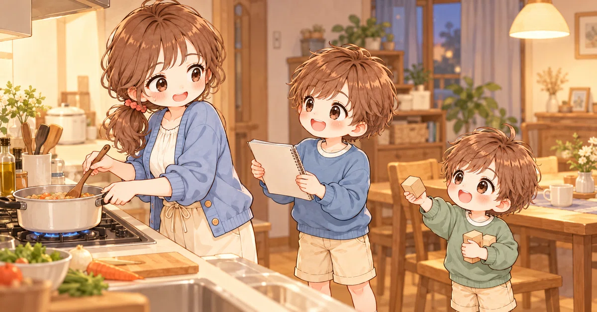 [For moms who can't leave the stove in the evening] How I became able ...