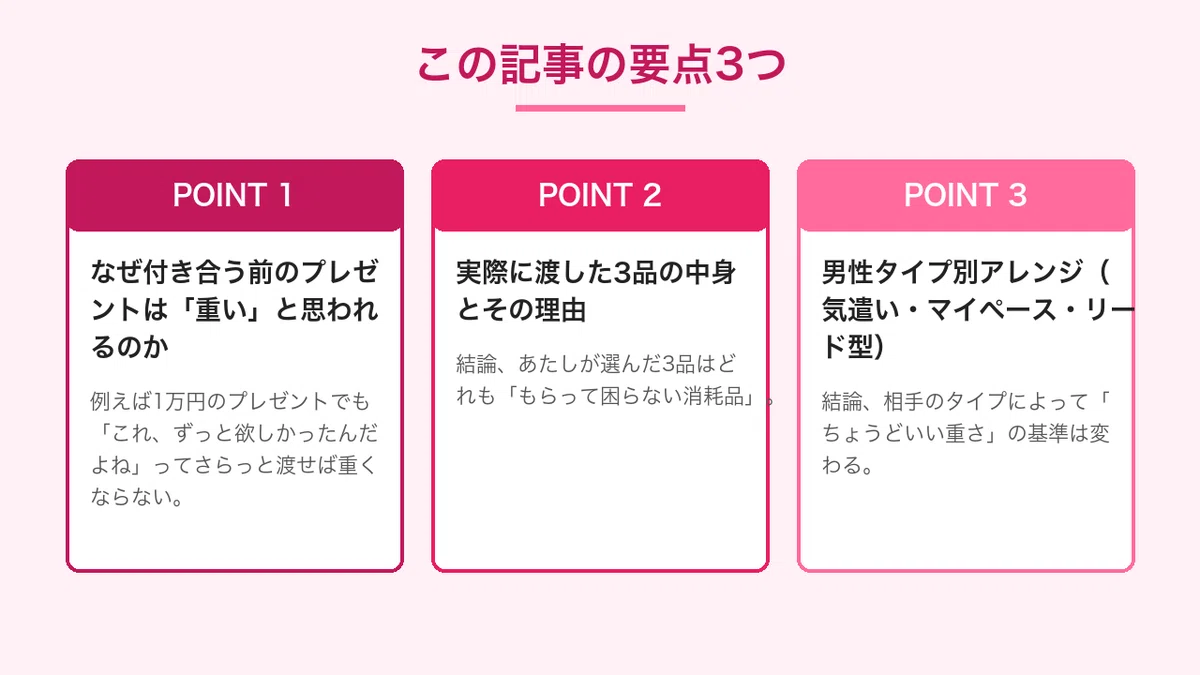 Why I Kept Birthday Gifts Under 3,000 Yen Before Dating | 3 Items Aoi ...