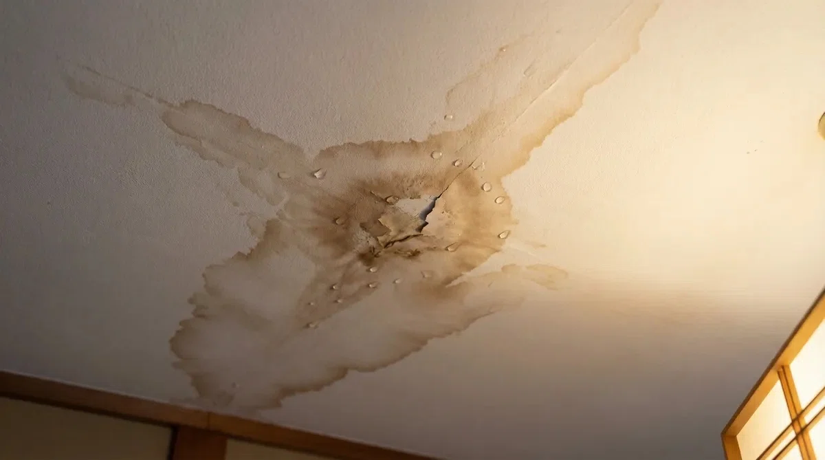 Termites In Ceiling What to do in the first 30 minutes when you notice a roof leak ...