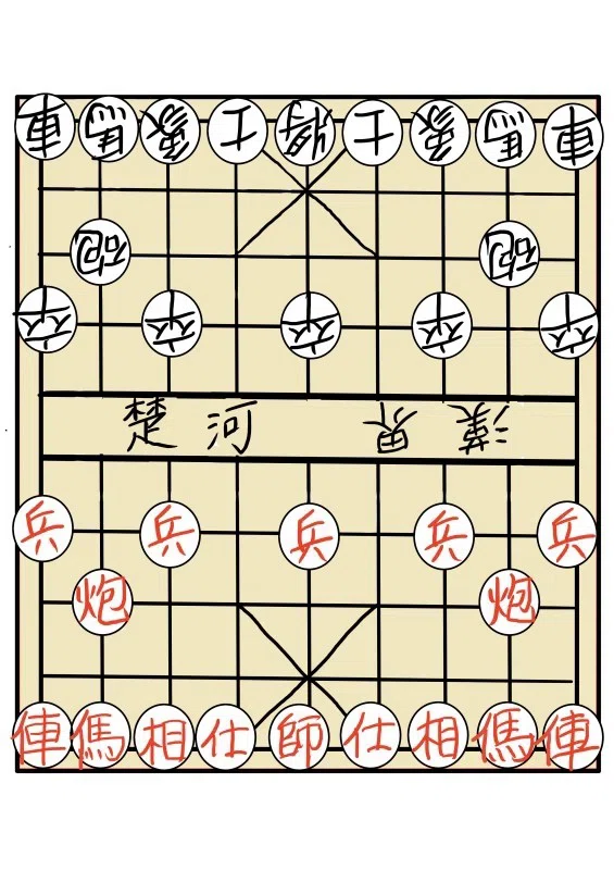 Xiangqi Piece Movements ② General/Governor｜宇佐美 | 人生、行き当たりばったりでいいじゃない🍀