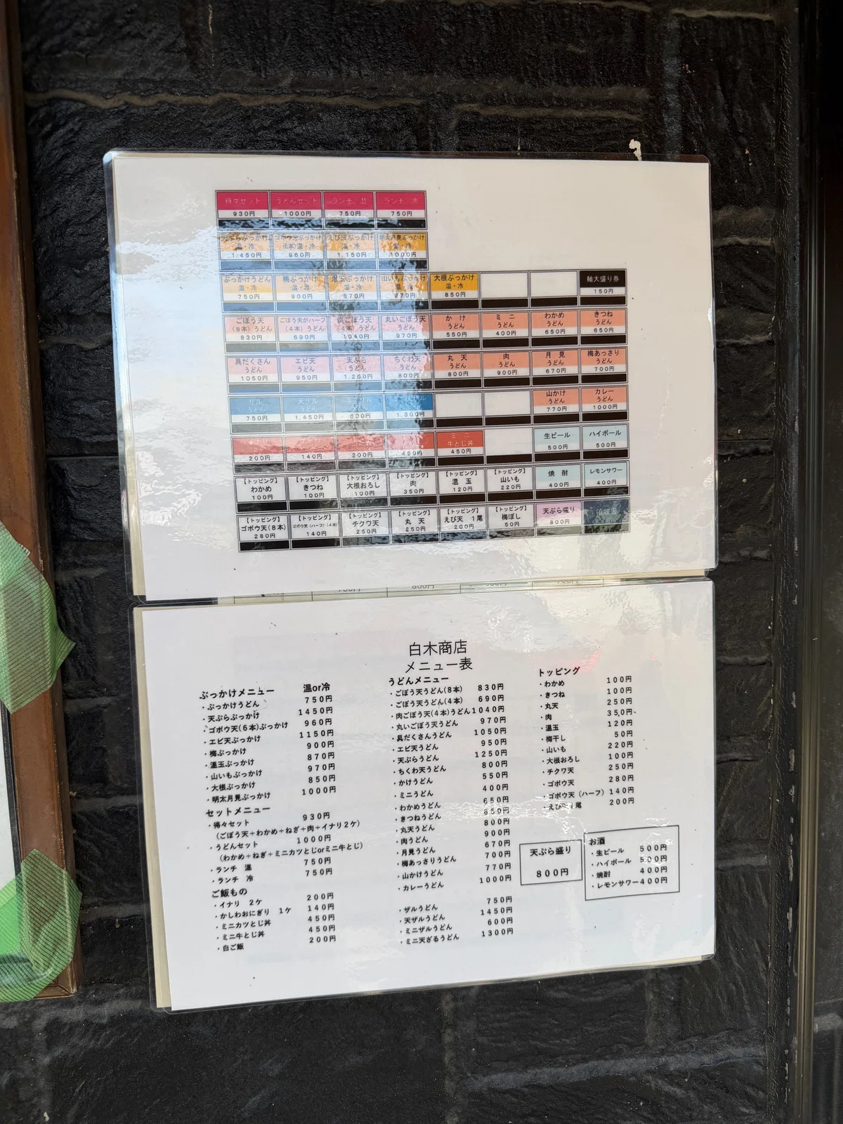 Nakagawa City 'Udon Shiraki Shoten' | A Value Set for a Late Lunch at a ...