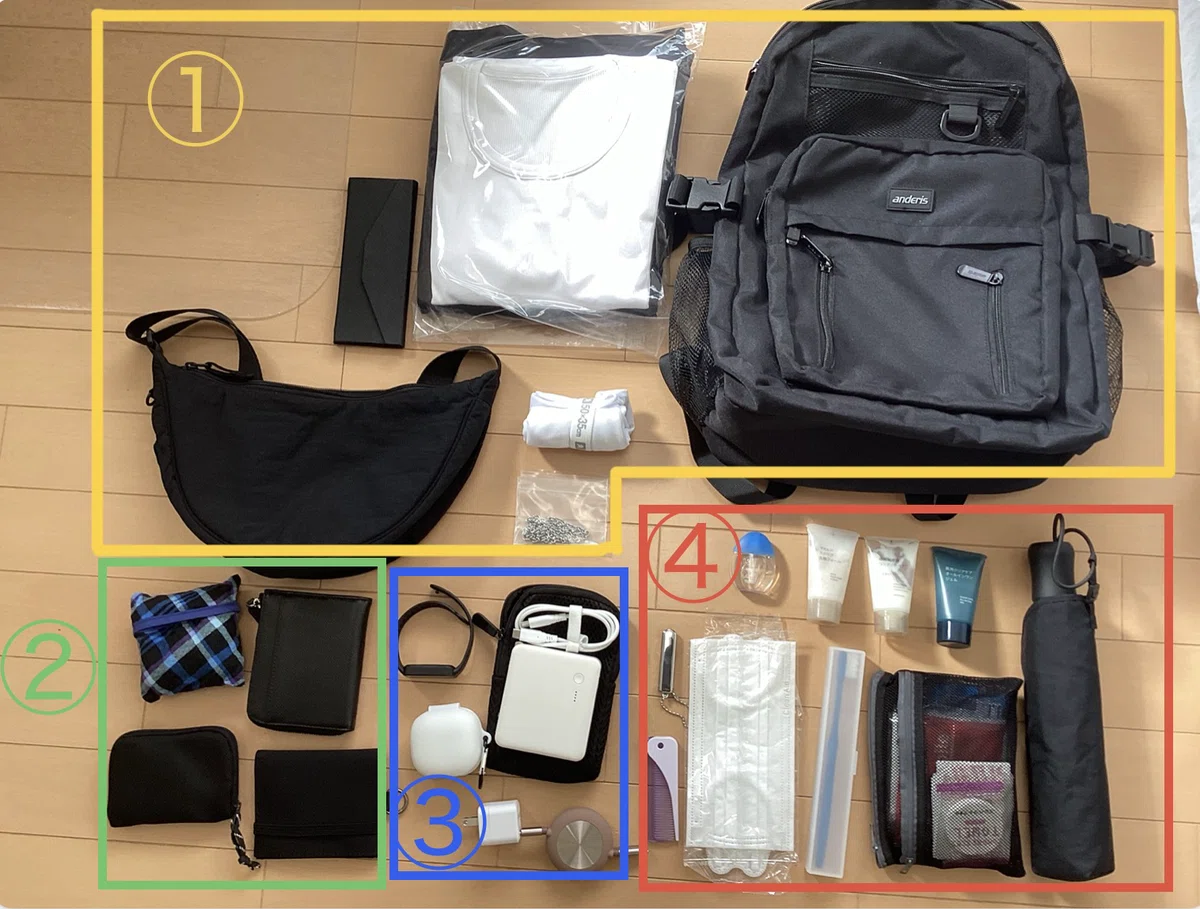 [1-Week Travel Packing] Comfortable with just this! A carefully ...