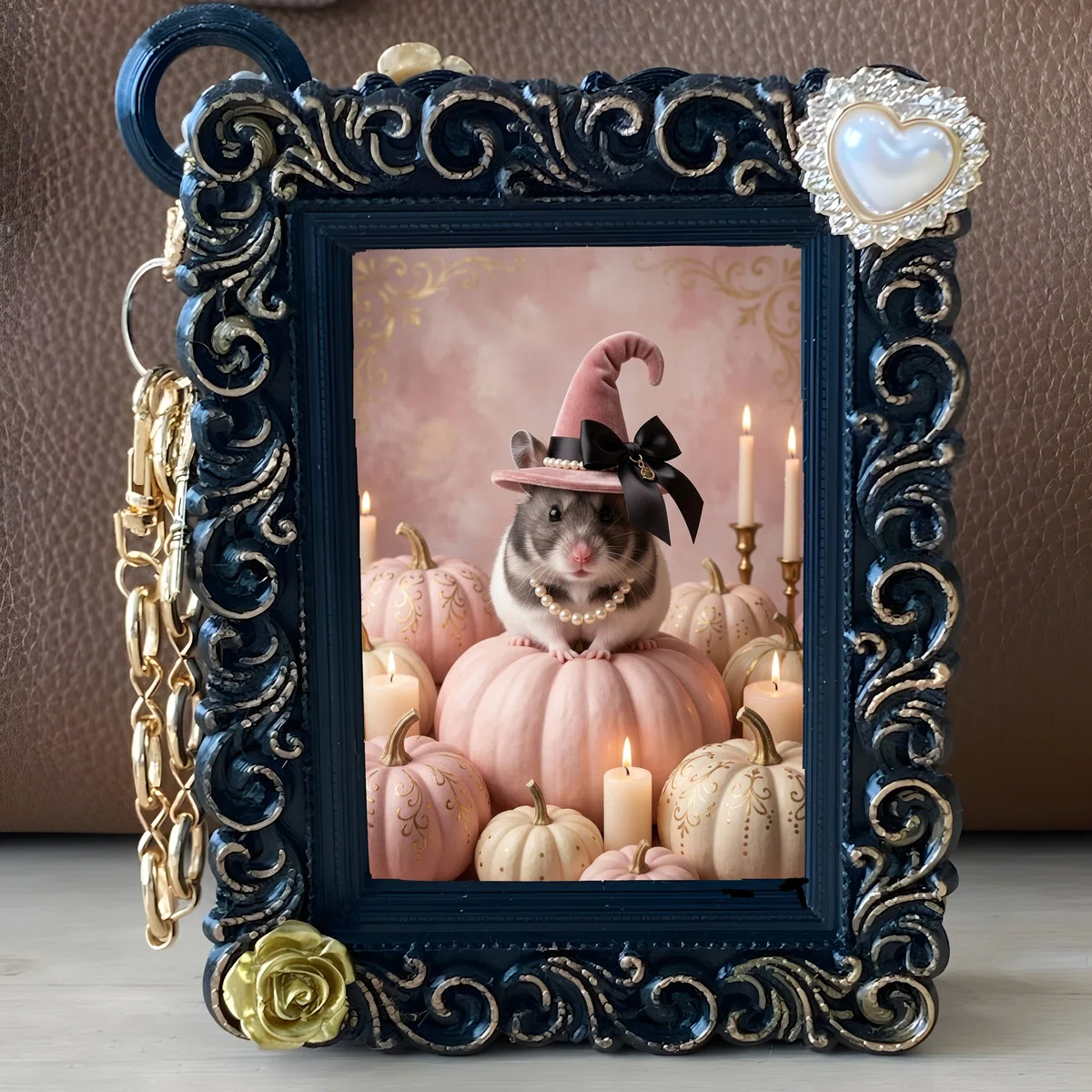 A Panda Hamster Halloween bag charm is now available!｜うちの子ルネサンス_バッグ&チャーム