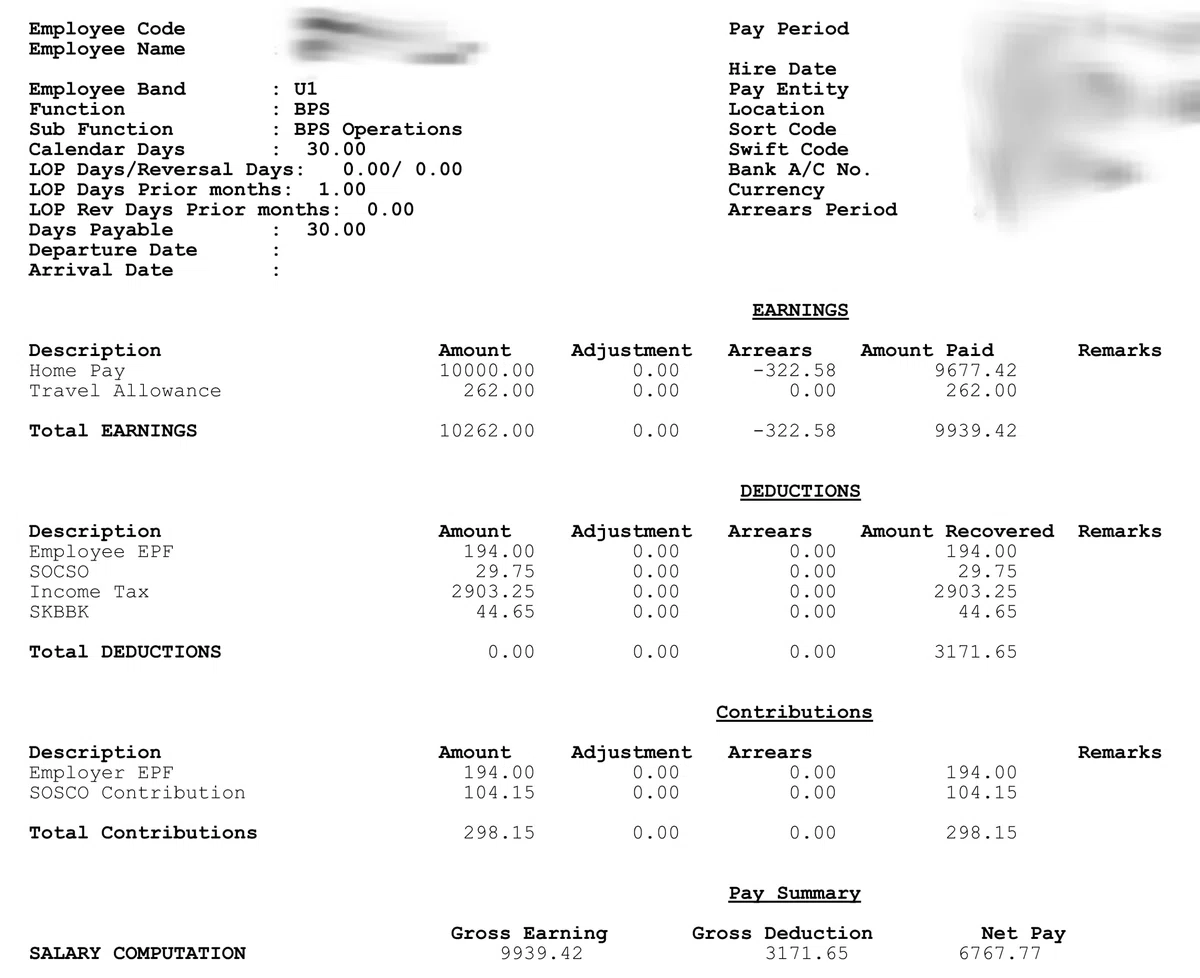 Revealing My Malaysia Resort Job Pay Slip｜マレーの寅（とら）のリゾバ日記