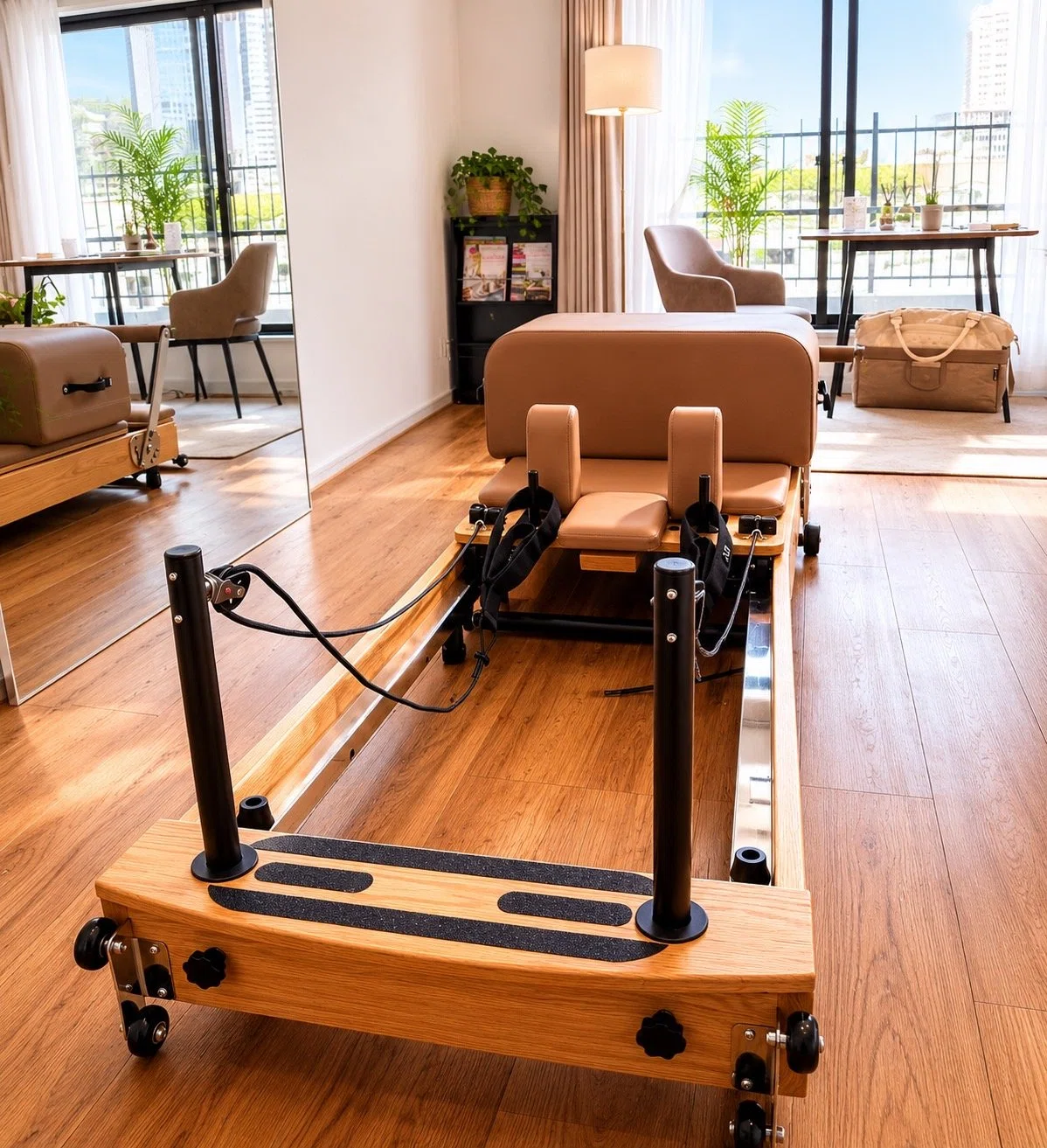 For Those with Stiff Hip Joints: Machine Pilates at a Personal Gym in ...
