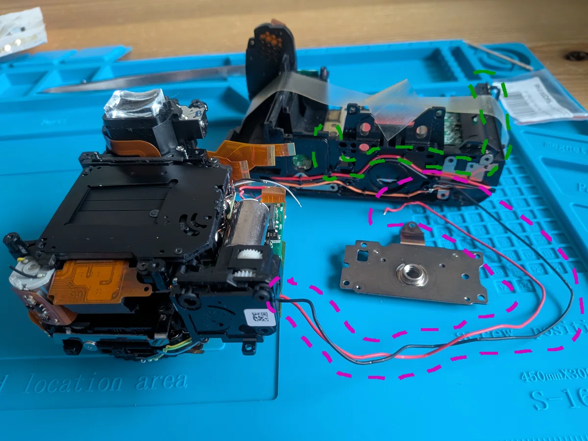 D90 Repair: Aperture Motor Gear Replacement｜思考の痕跡