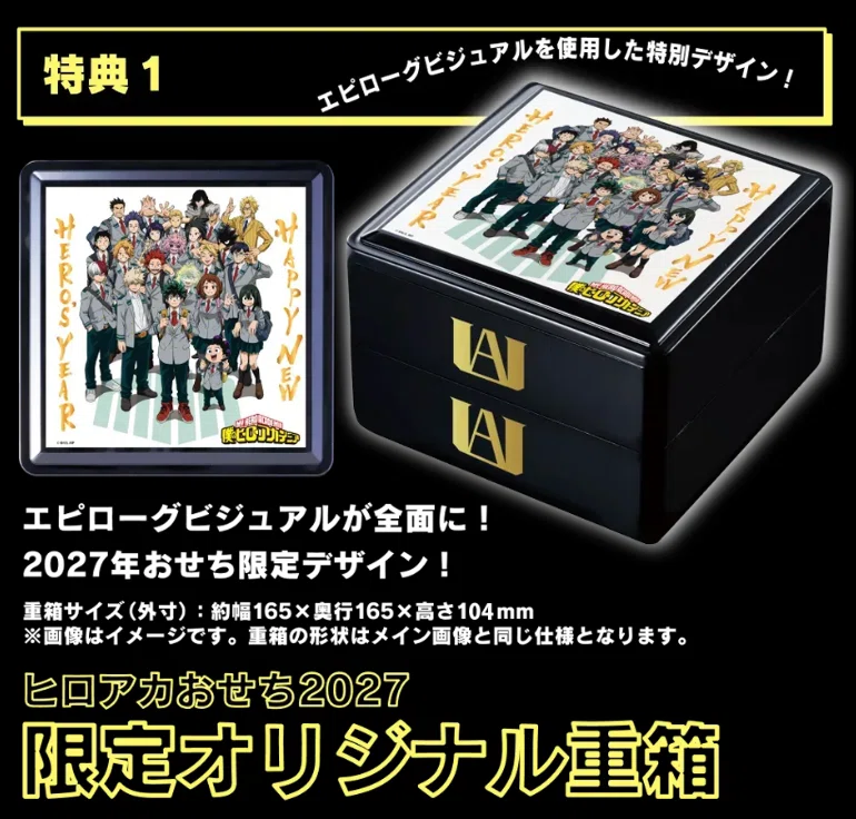 What's different about the My Hero Academia Osechi 2027 compared to ...