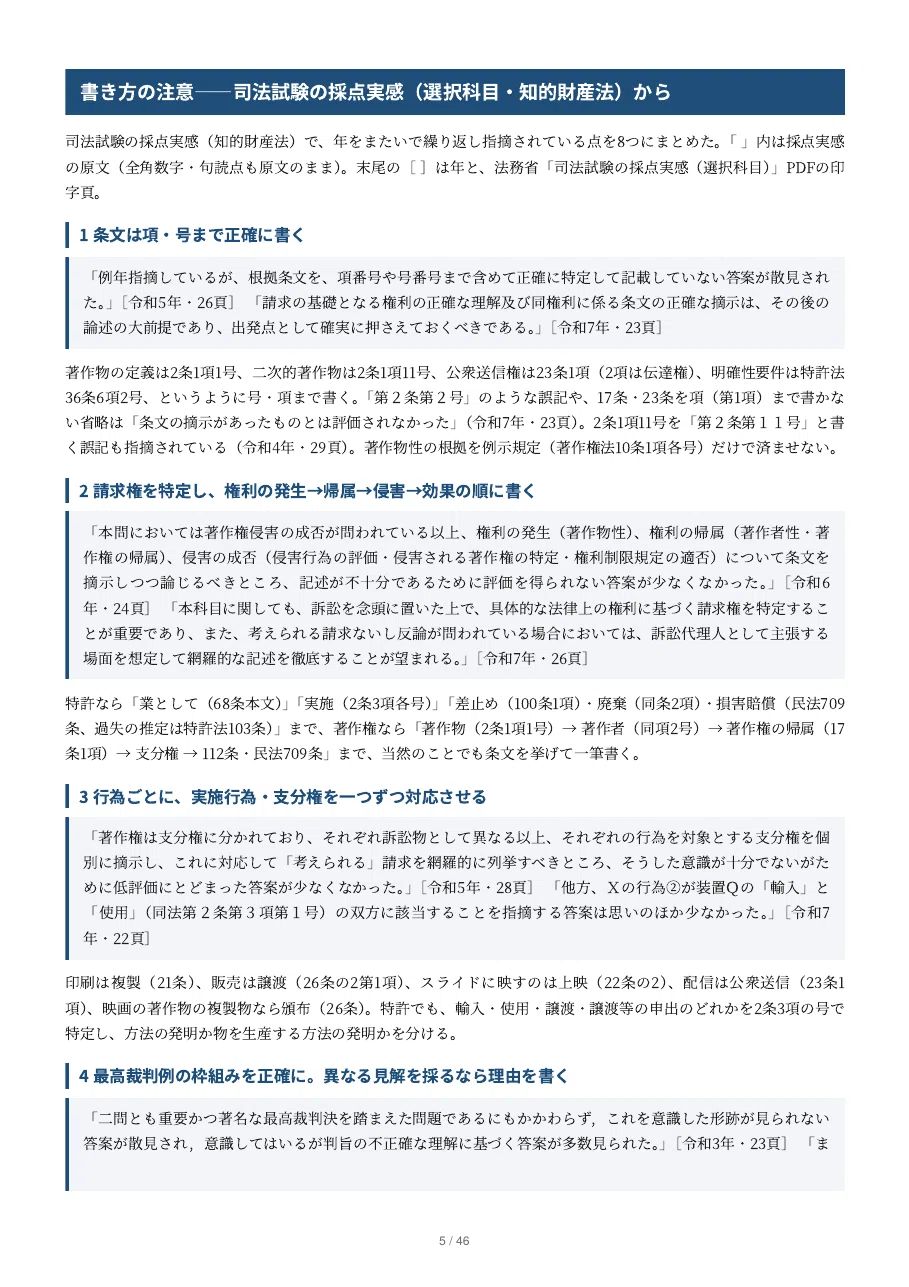 [Intellectual Property Law] Elective Subject Argumentation & Norms Note ...