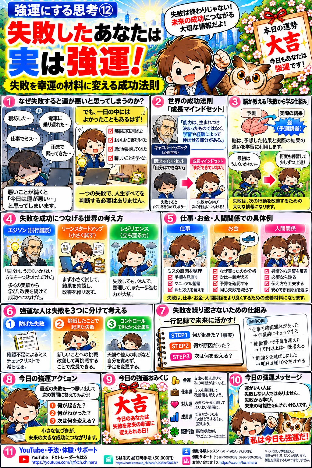 [Thinking for Good Luck 12] You who failed are actually lucky! Success ...