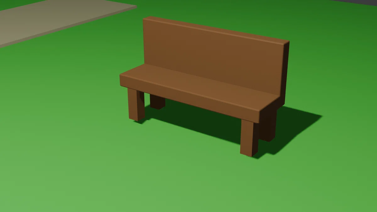 [Blender Beginner] Day 9 | I Made a Wooden Bench for a Fantasy Village ...