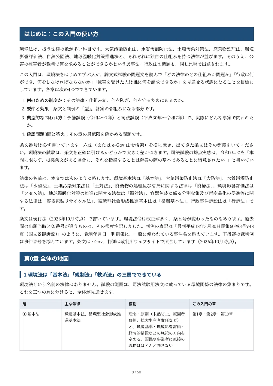 [Environmental Law] Preliminary Bar Exam & Bar Exam Elective Subject ...