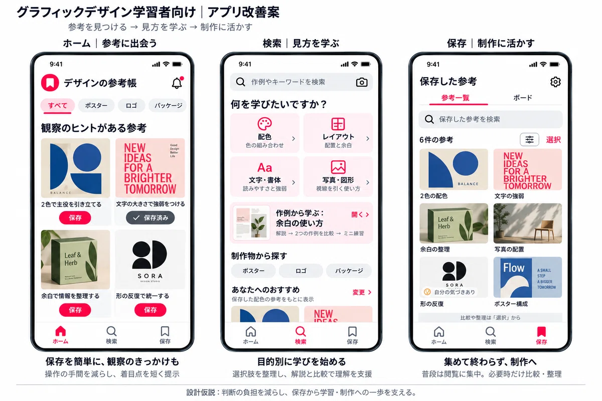 From 'Saving' to 'Applying to Learning': UI/UX Improvements for Graphic ...