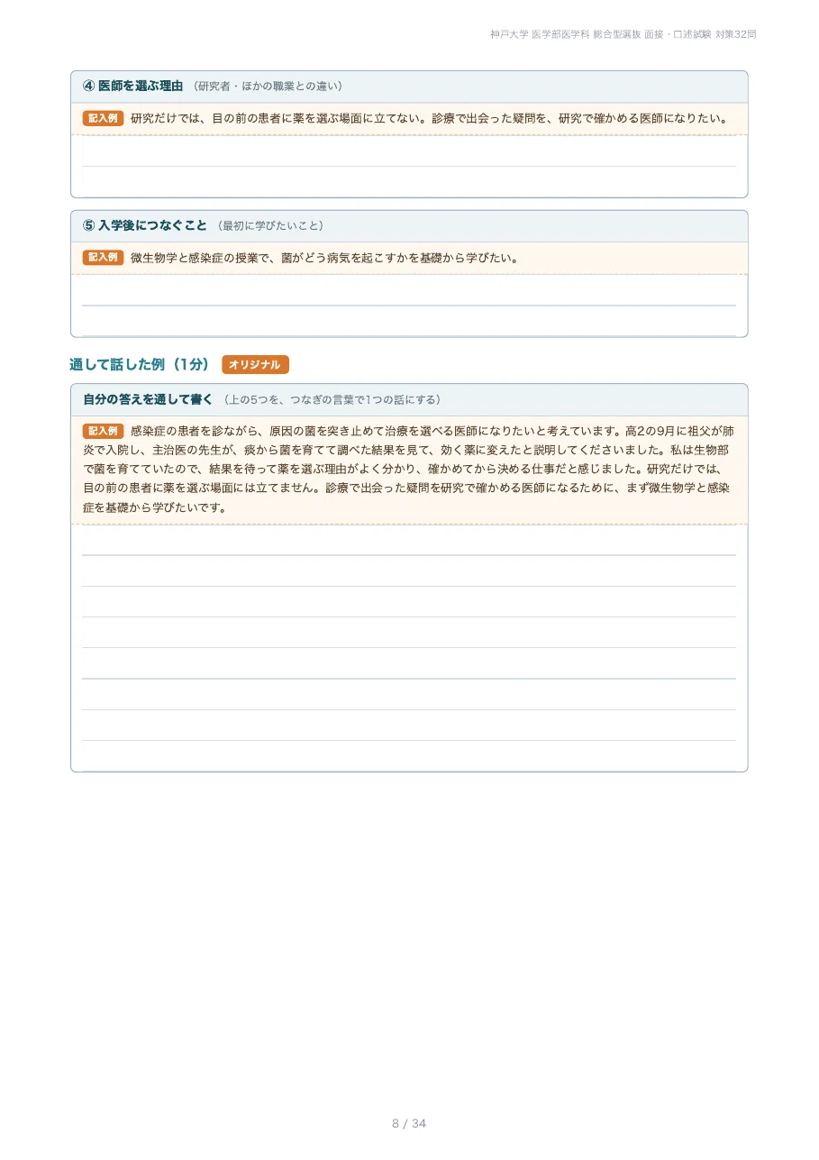 [Kobe University School of Medicine] Prepare for the Medical Department ...