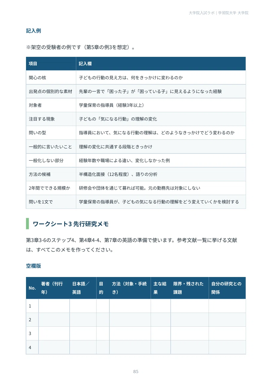 [Gakushuin University Graduate School] Clinical Psychology Major ...