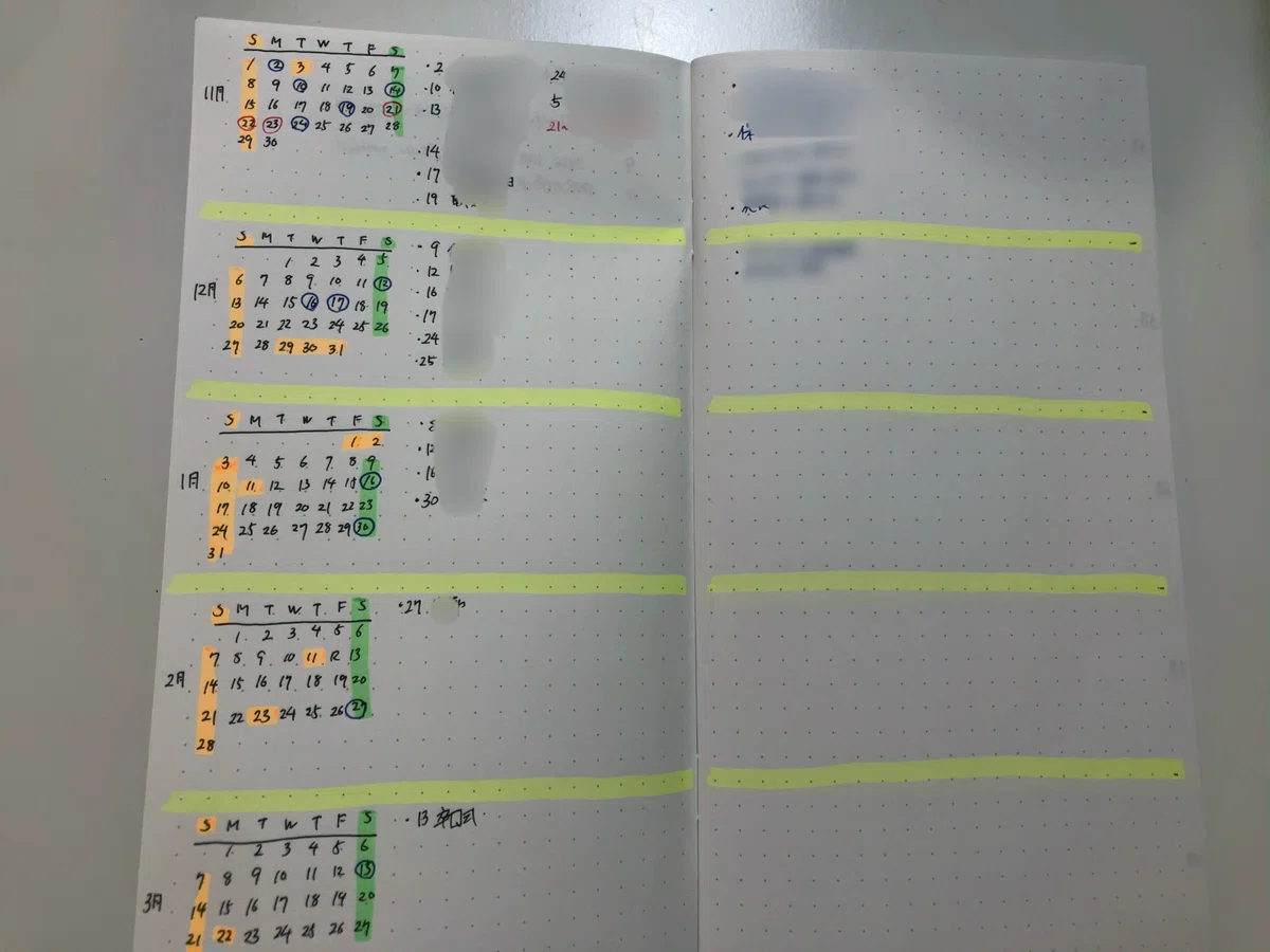 [Note/Paid Version] How to use two Traveler's Notebook regular size ...