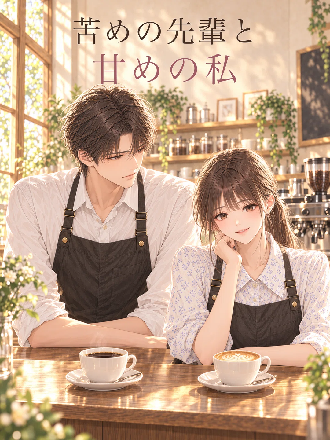 Two Slow Notes Drawing Nice to meet you, I'm Sato Rate. | AI-drawn cafe romance manga 'The ...