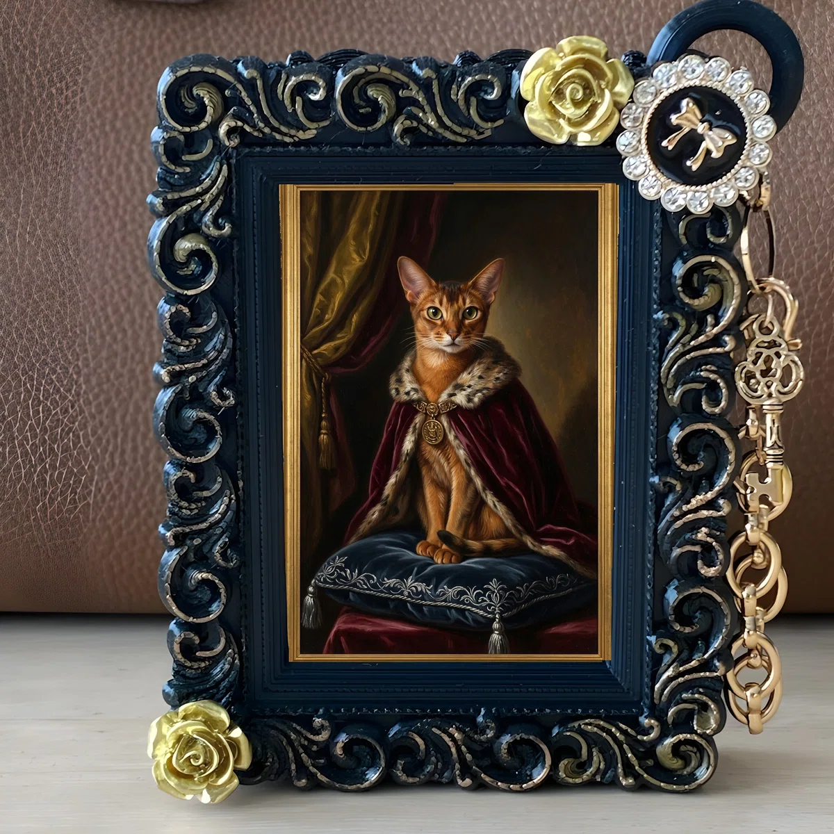 Abyssinian Renaissance portrait bag charm is now available!｜うちの子ルネサンス ...