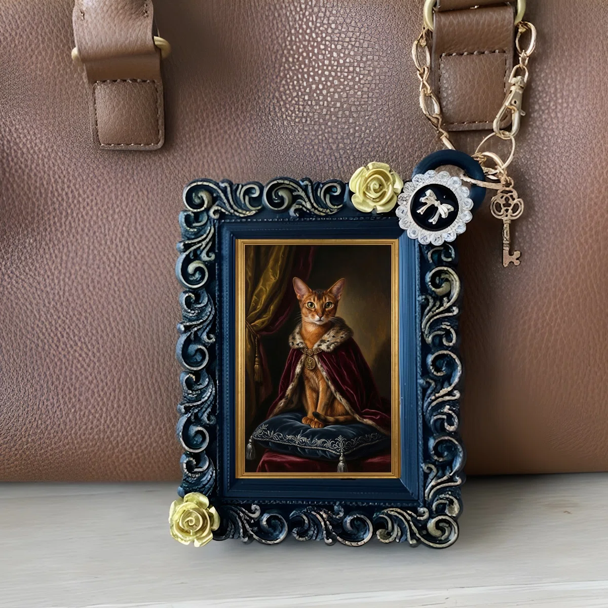 Abyssinian Renaissance portrait bag charm is now available!｜うちの子ルネサンス ...