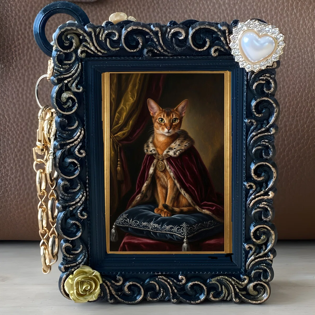 Abyssinian Renaissance portrait bag charm is now available!｜うちの子ルネサンス ...