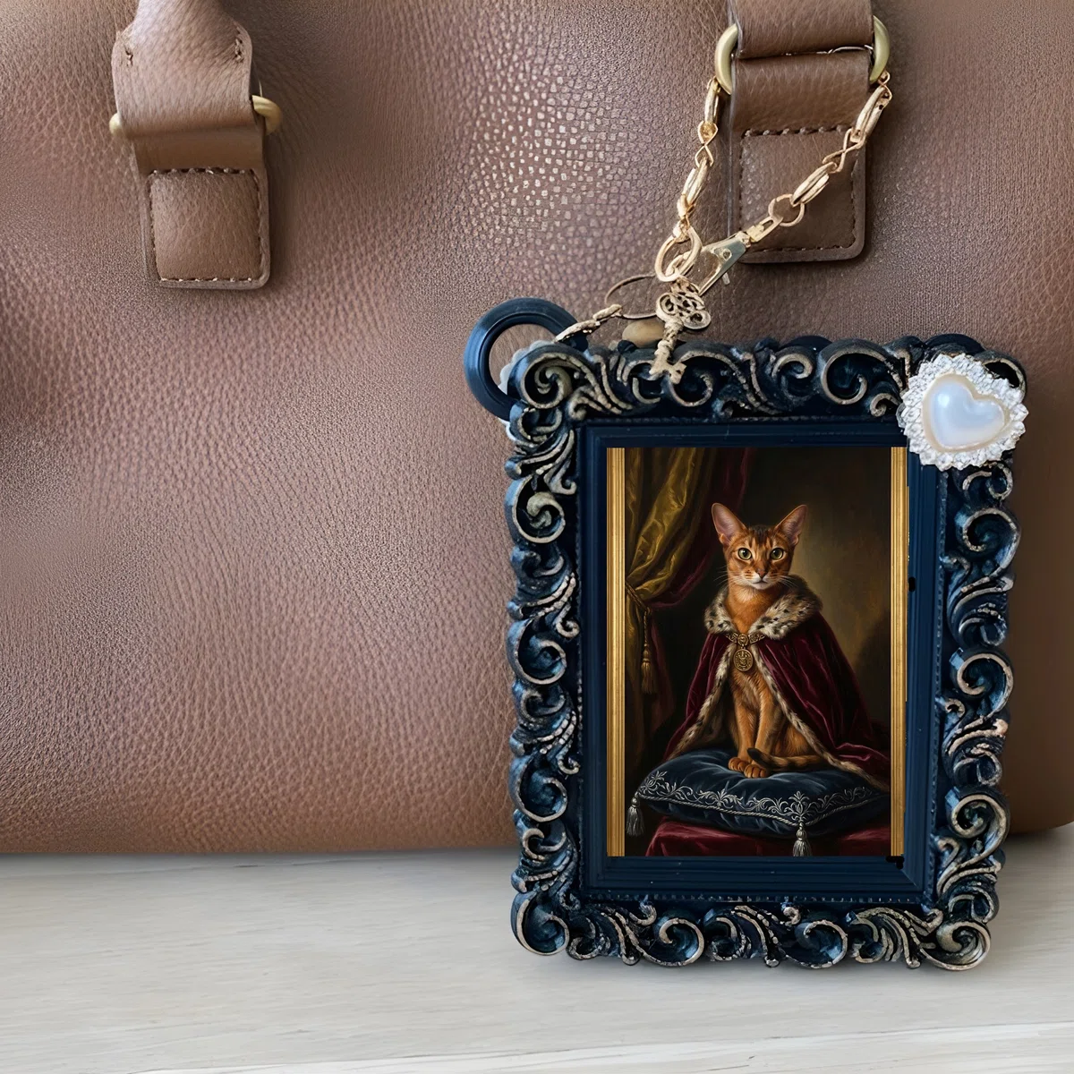 Abyssinian Renaissance portrait bag charm is now available!｜うちの子ルネサンス ...