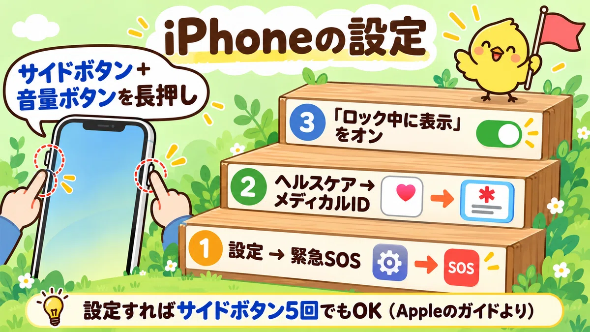 In an emergency, your smartphone can help. Set up 
