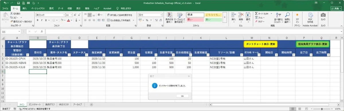 [Excel] How does a Gantt chart change when an urgent order comes in ...
